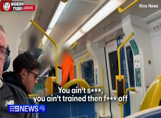 Video :Adelaide wild fight - A terrifying incident when a fight breaks out on a train in front of shocked passengers